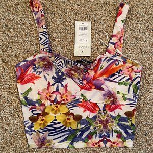 Flower Crop Top Size S/M